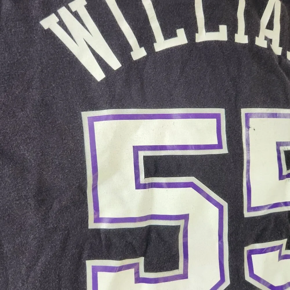 Sacramento Kings Williams 55 Shirt Large Mitchell & Ness Hardwood Classics HWC